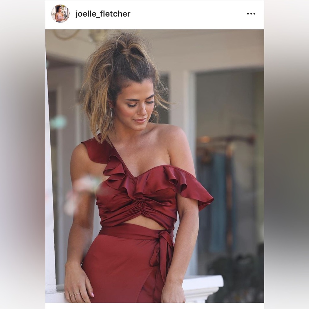 NWT Fletch by JoJo Fletcher Lola Ruffle Dress XS